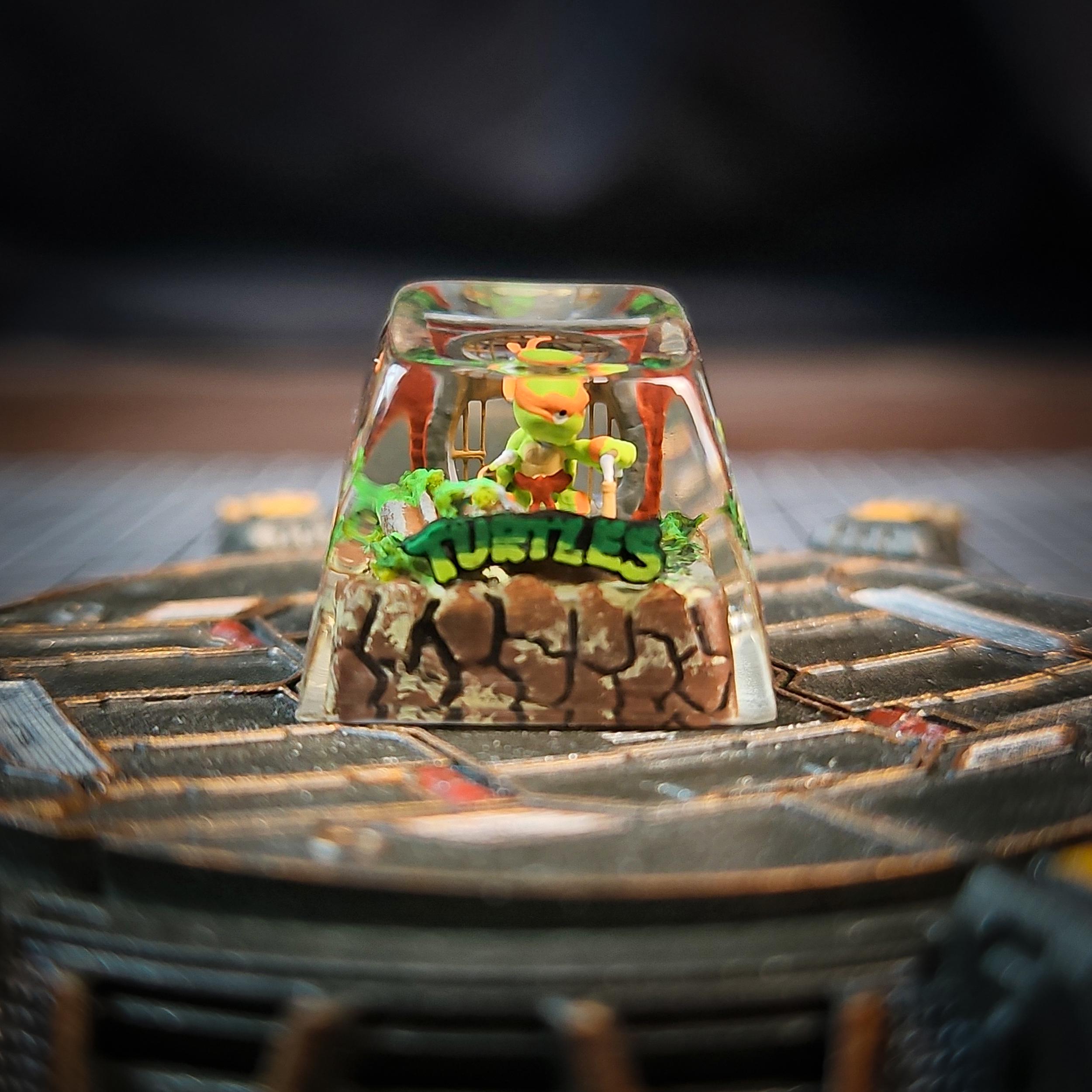 Turtle Keycap Sea Turtle Artisan Keycap, Cute Custom Keycap, Handmade Gift, Xmas Gift ...