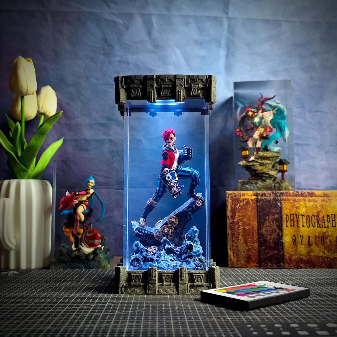 Vi Arcane Resin Lamp | League of Legends Inspired Epoxy Light ...