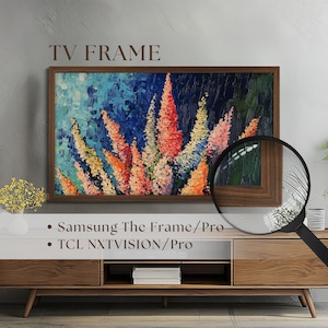 Moldura de nogueira para TVs Samsung The Frame e TCL, moldura fina de madeira, feita sob medida.