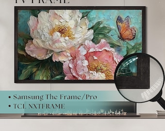 Black Oak TV Frame for Samsung The Frame & TCL - Thin Wood Bezel, all sizes