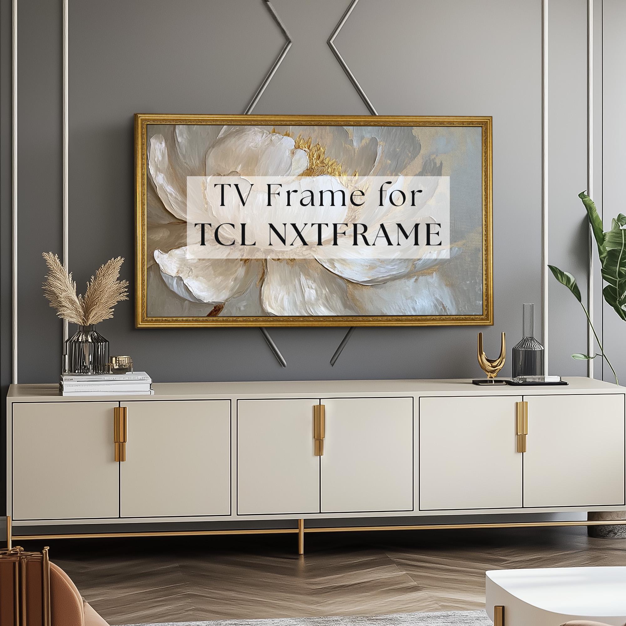 Antique Gold TV Frame for TCL Nxtframe: Elegant Wooden Bezel - Etsy