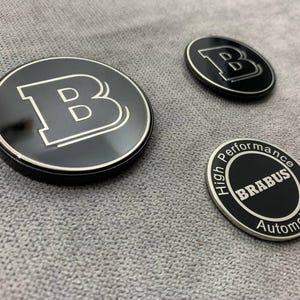 thumbnail image 2 of Brabus Original Chrome Lettering Emblem – Self-Adhesive Tailgate Badge For Mercedes – OEM 211-000-14 2 of 4