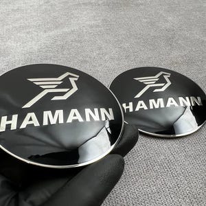 New Set of Metal Badge BMW Hamann Style Logo Hood and Trunk