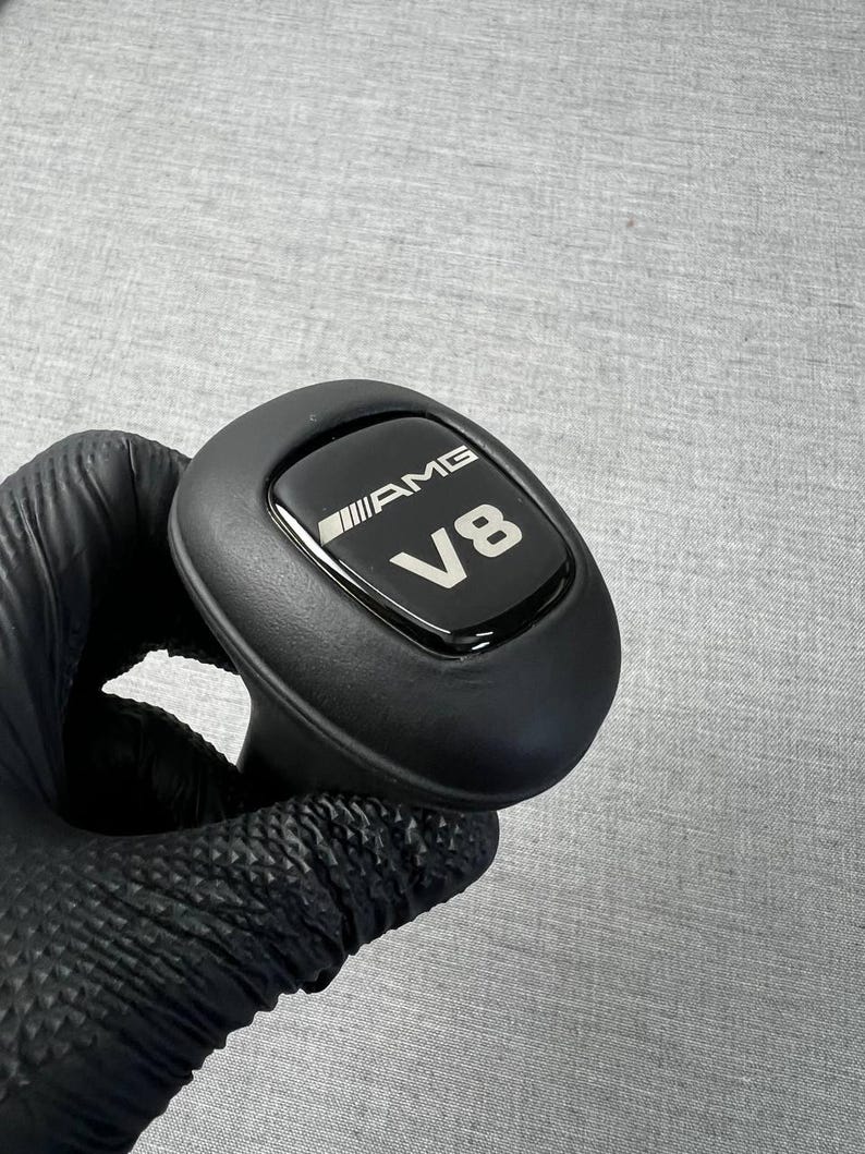 Gear Shift Box Badge Emblem AMG V8 Style for Mercedes Benz W140 W463 ...
