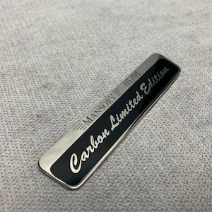 Custom Badge 1 OF 1 Mansory Carbon Limated Edition Emblem Logo for made for Mercedes Cars