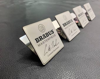 Exclusive Seat Emblem Brabus - Automotive Accessory for Car Enthusiasts