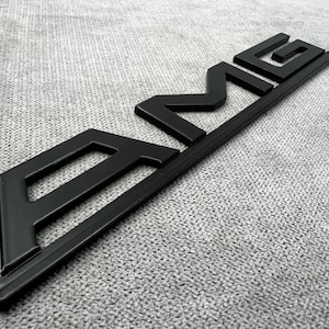 AMG Pre Merger Emblem Logo for Mercedes W126 W124 W116 R107 - Vintage AMG Badge for Mercedes Benz -Custom AMG Badge