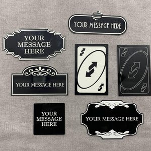 Kundenspezifische Metallkarte - Graviertes Auto Name Emblem Abzeichen - Personalisierte Laser gravierte Karte - Personalisierte eloxierte Metallbrieftaschen-Karte