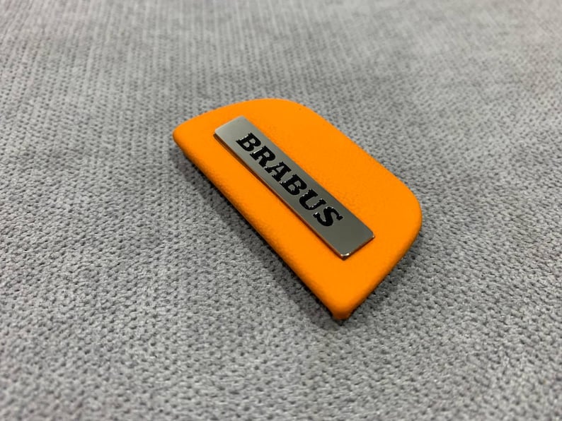 Steering Wheels Badge Brabus Emblem Orange Mercedes G Class W463A W464 ...