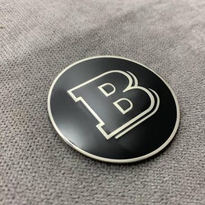 Exclusive Metallic Logo W463 hood emblem Brabus - Solid Metal Design - Ideal Gift for Car Enthusiasts