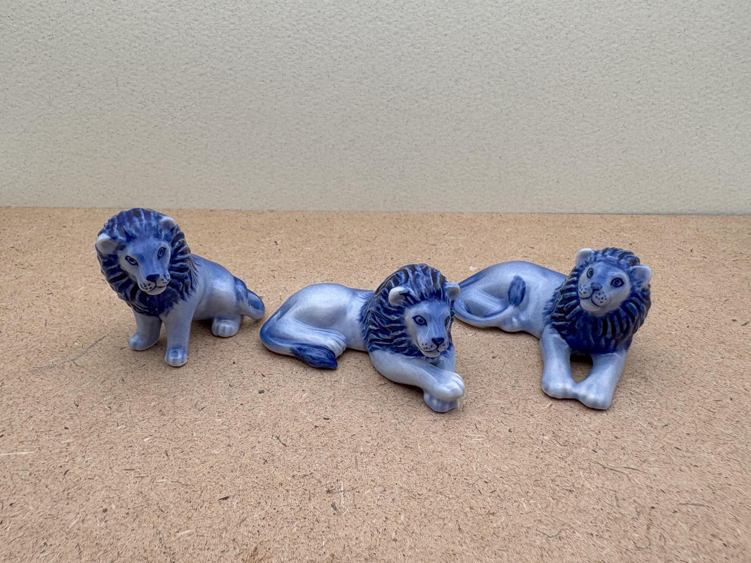Statue Lion en Céramique de Ceramiche Boxer en vente sur
