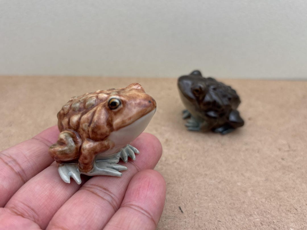 Handcrafted Ceramic Toad Figurine: Nature-inspired Home Decor - Etsy