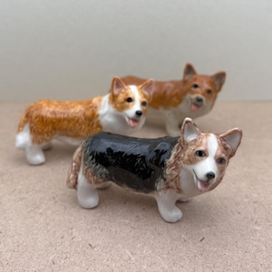 Welsh Corgi Toy - Wooden Corgi Figurine - Wooden Dog