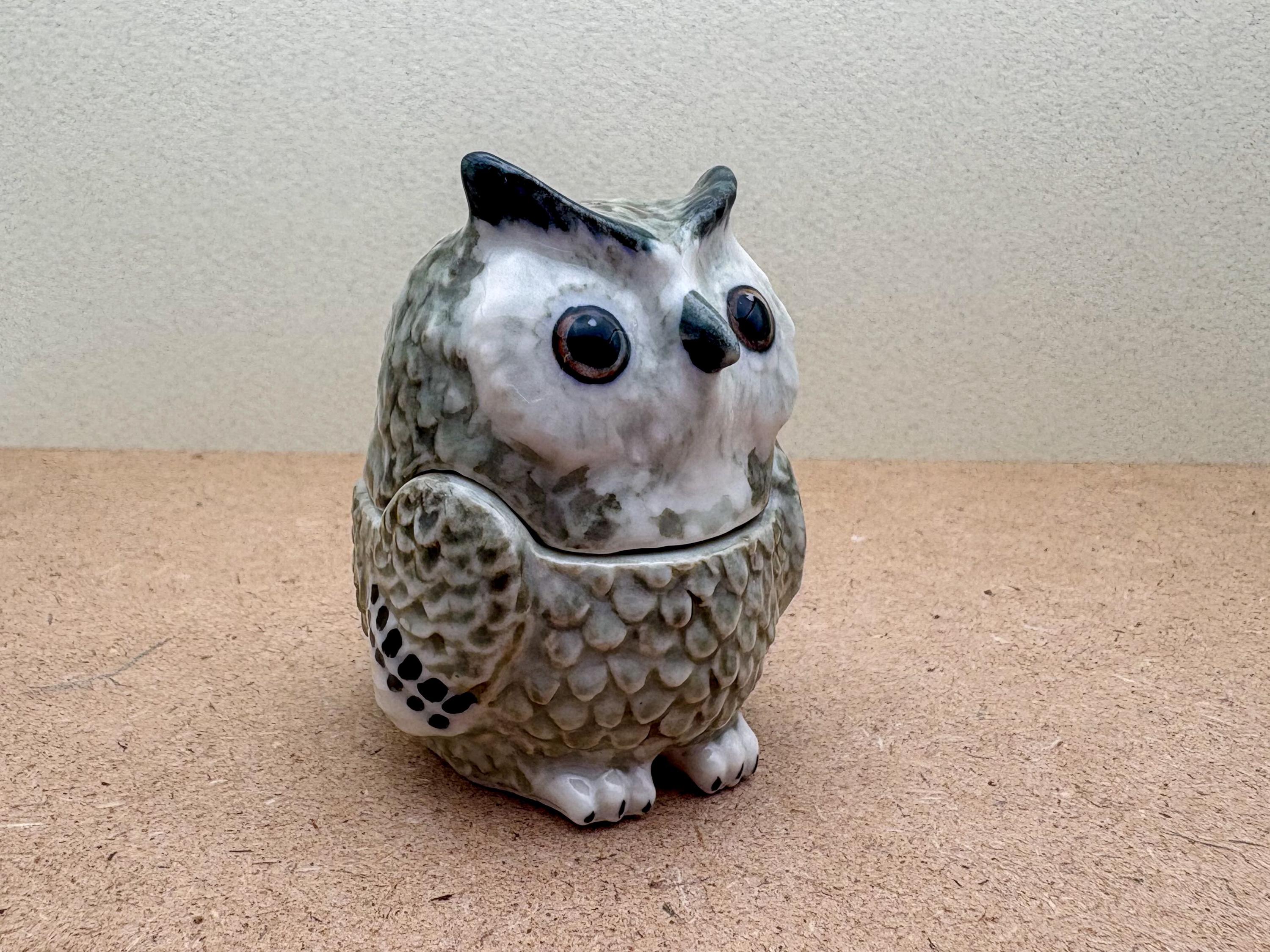 陶器のフクロウの置物 - Etsy 日本