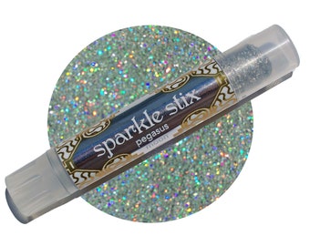 Holographic Rainbow Sparkle Stix Glitter Makeup Face Body Biodegradable Organic Eyeshadow Festival Waterproof (Choose from 7 Colors)