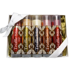 Truffle Stix Deluxe ~ mix & match stix pack organic chocolate luxury lip balms save 20