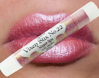 VIXEN STIX 8 colors organic lipstick high pigment metallic matte handmade