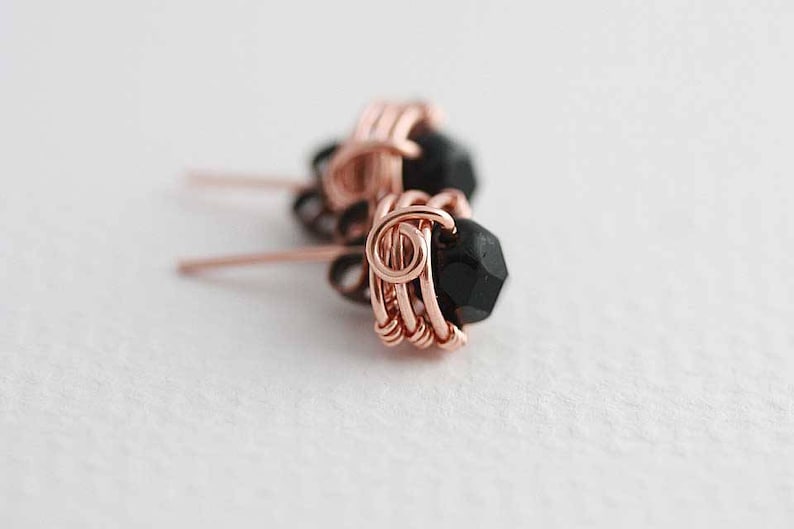 Wire Wrap tutorial, Mulberry post earrings tutorial Instant download, wire wrapping tutorial, wire jewelry tutorial image 1