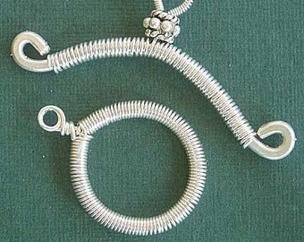 Wire Wrapped Toggle clasp tutorial - Instant download,wire jewelry tutorial, how to wire wrap, make jewelry, wire wrapping tutorial