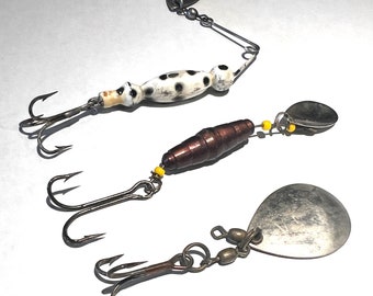 Lot Vintage Fishing Lures Spinner Spinbait