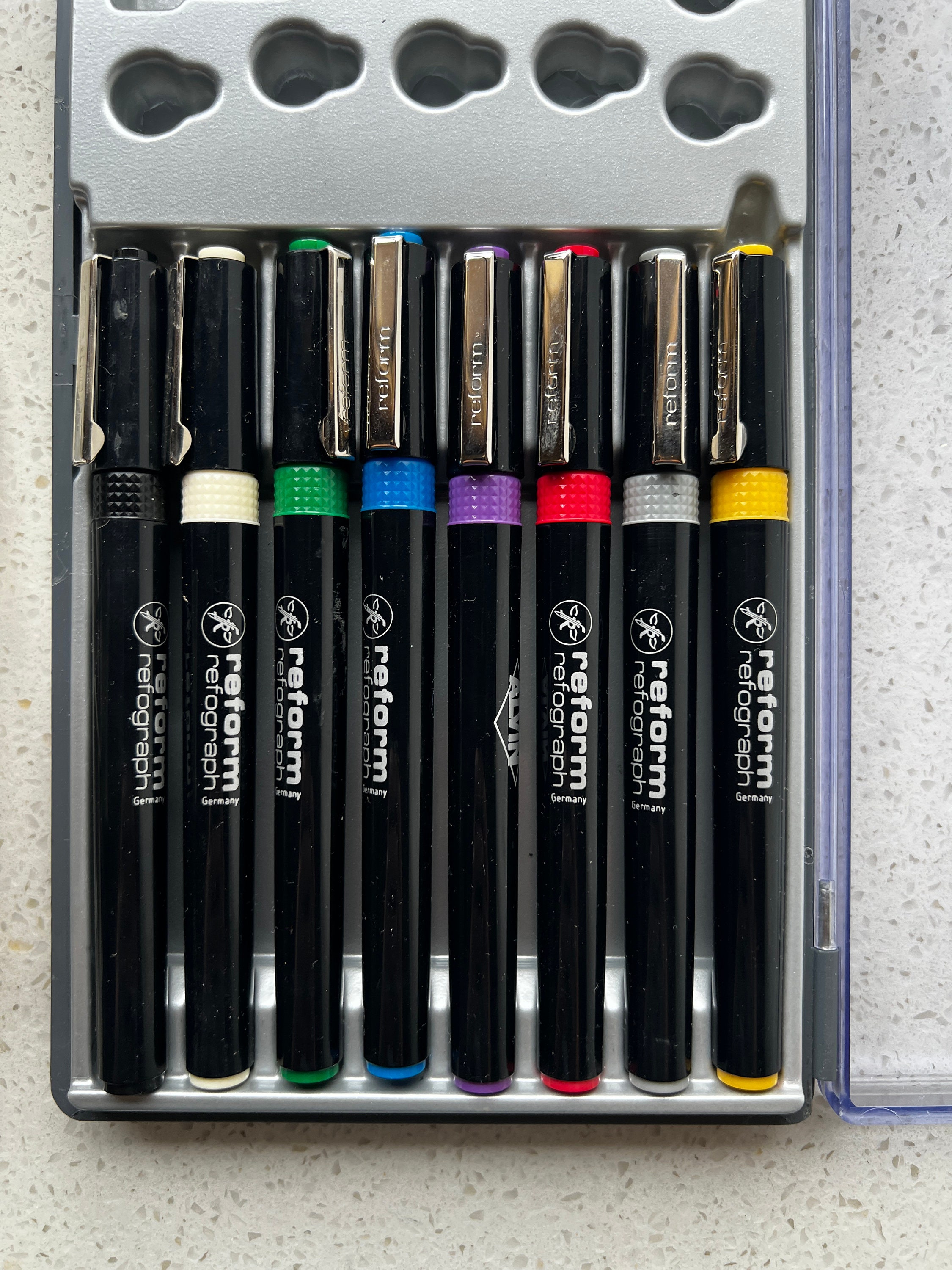Liquidraw Technical Drawing Pens For Artists 0.5mm, Refillable