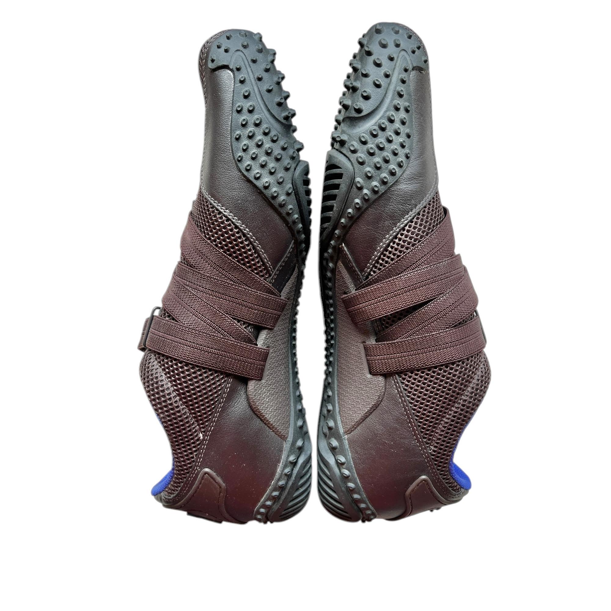 Puma Mostro Mens Brown Leather & Mesh Shoes READ 2 Sizes