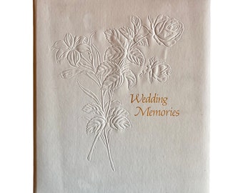 Vtg MCM Wedding Albums Photo Album Set Of 2 White Open Box Romance Gift Tracking