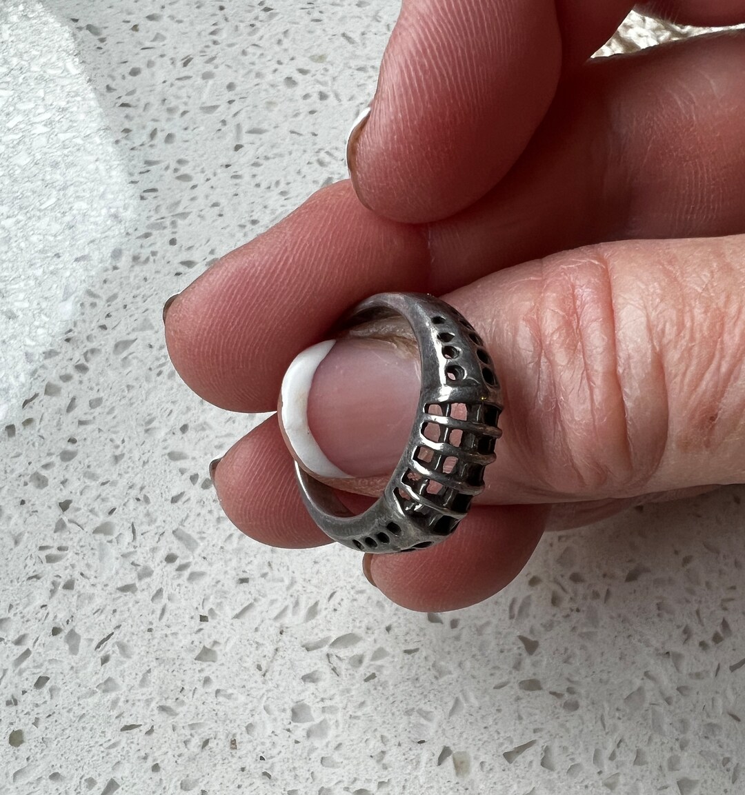 silver 925ring ブラックスター　断捨離！ fr0166_2.jpg
