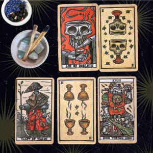 Tarot del Toro - Tarot de fantasía gótica para conocimientos místicos y mágicos