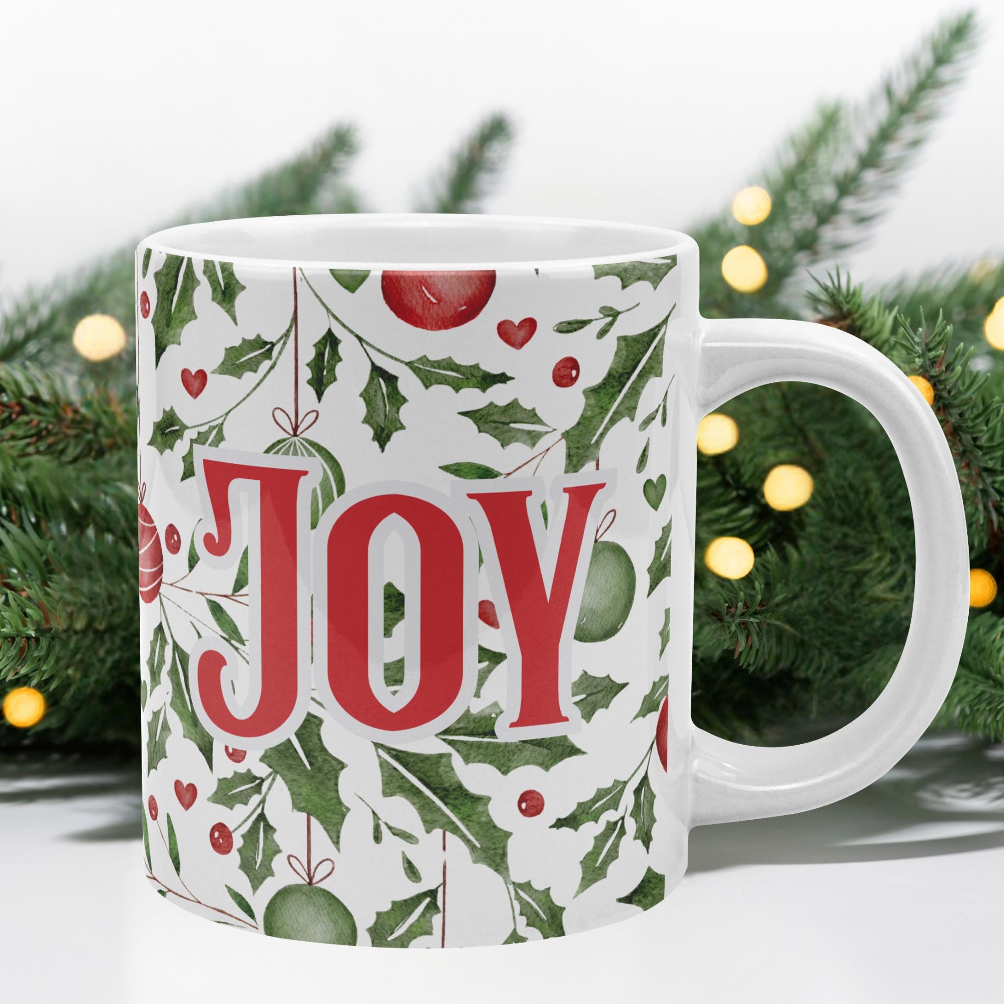 Holly & Joy Mugs - Etsy Canada