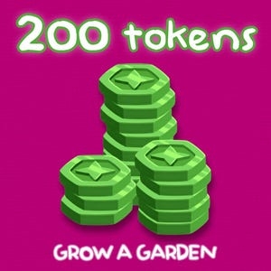 Grow A Garden 200 TOKENS | CHEAPEST EVER!!