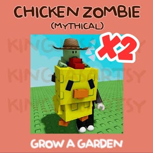 Grow A Garden Chicken Zombie 2 pieces | BEST DEAL!