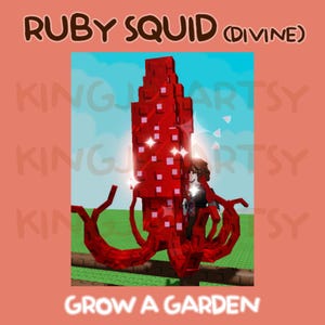 Grow A Garden Ruby Squid | BEST PRICE!