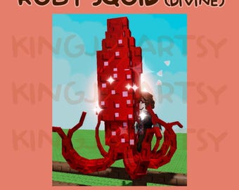 Grow A Garden Ruby Squid | BEST PRICE!