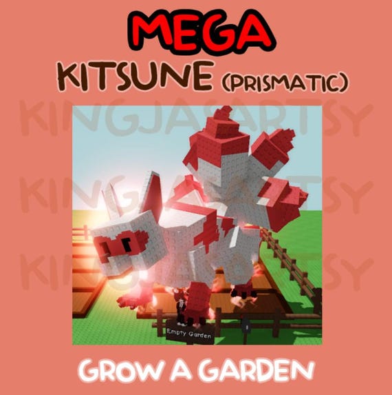 Grow A Garden MEGA Kitsune | Best Price!