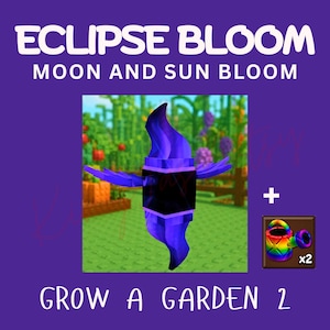 ECLIPSE BLOOM - Moon and Sun Bloom - Grow a Garden 2 | BESTDEAL!