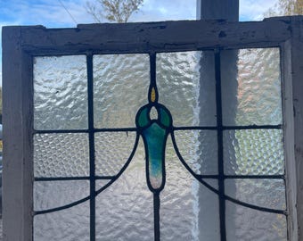 Lovely Art Deco Stained Glass Window