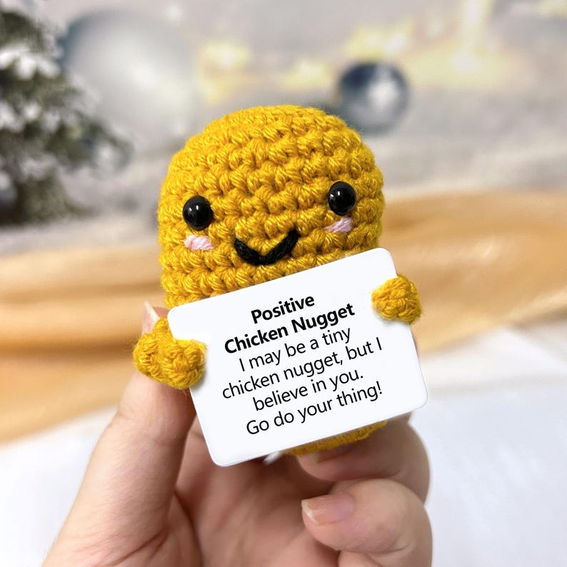 Emotional support crocheted cheese balls/Chicken nuggets/Beer, Handmade crochet food, Fun gifts, Crochet delicacies, Thanksgiving gifts image 10