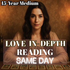 LOVE READING In-Depth Same Day Honest Tarot Psychic Love Read, Soulmate & Twin Flame Guidance – Intuitive Psychic Insights for Entertainment