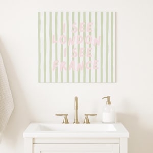 I See London I See France Bathroom Print - Digital Art