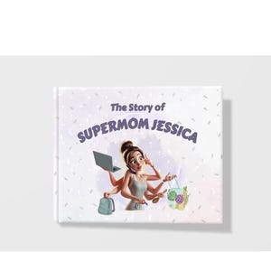 Mom and Daughter Book-Custom Mom Gift for Mother’s Day & Birthday-Story of Supermom- Mother&#39;s Day Gift-Mom Birthday Gift- Mother&#39;s Day Book