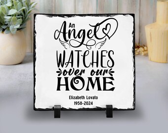 Personalized Memorial Stone Plaque: Remembrance Gift, Sympathy Decor