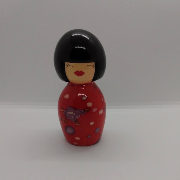 Banque de poupées japonaises Kokeshi vintage