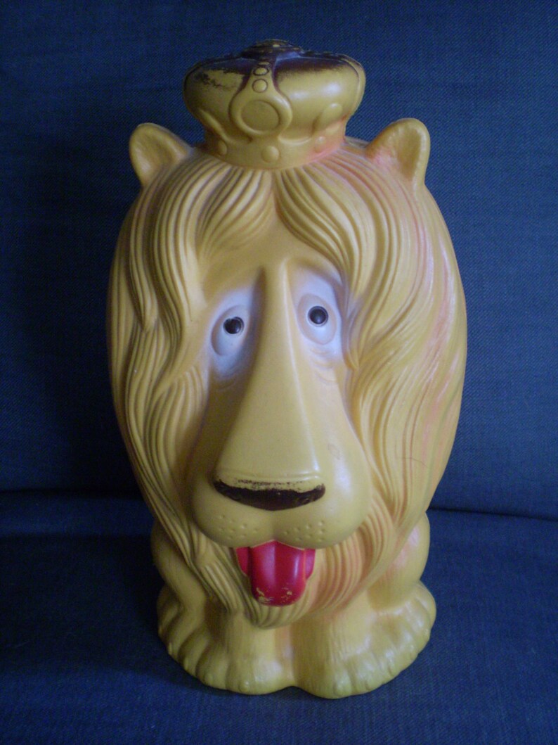 Sale Lion Large Plastic Novelty Piggy Bank Toy Etsy