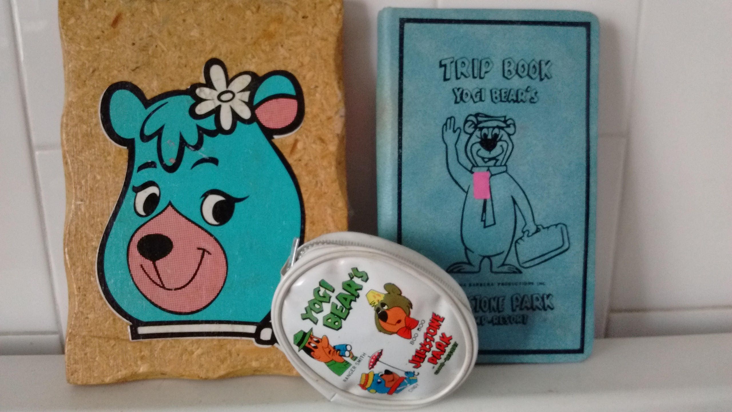 YOGI BEAR Set Of Three Souvenir Items Etsy