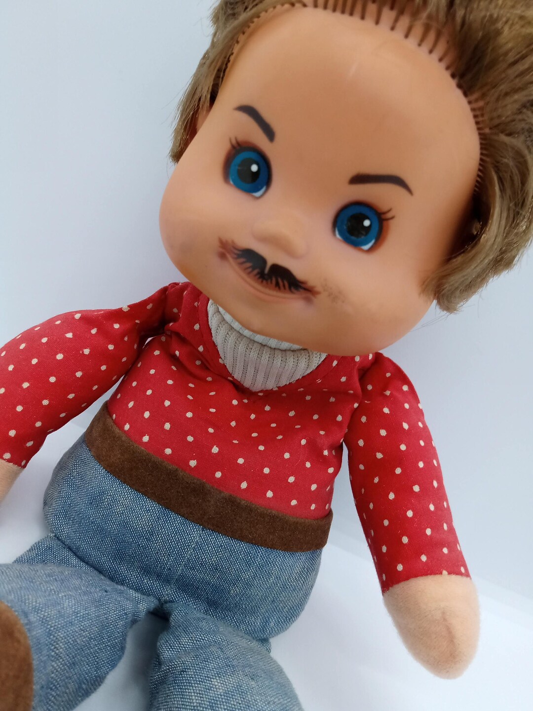Vintage RARE Daddy Beans Baby Beans Doll 1975 Etsy
