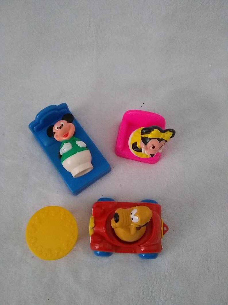 Vintage DISNEY Mickey Mouse Pluto Set 7 pieces