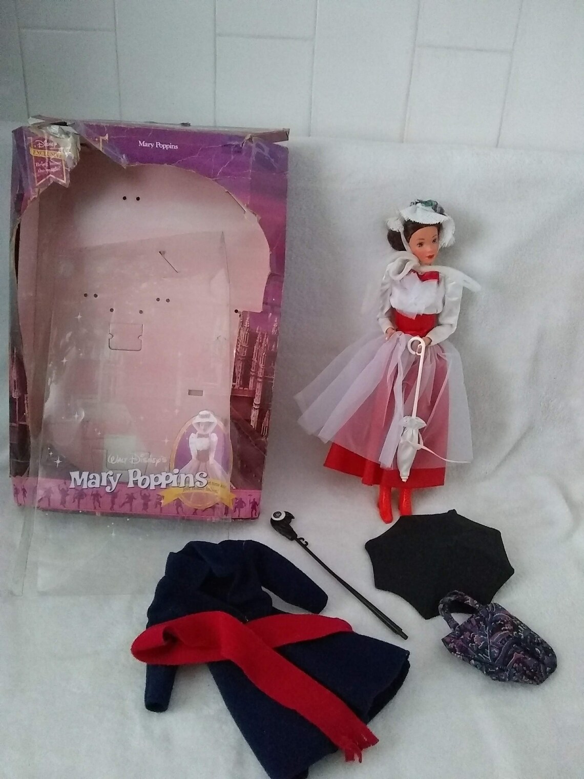 Vintage MARY POPPINS Doll 12 Barbie Doll 1993 - Etsy