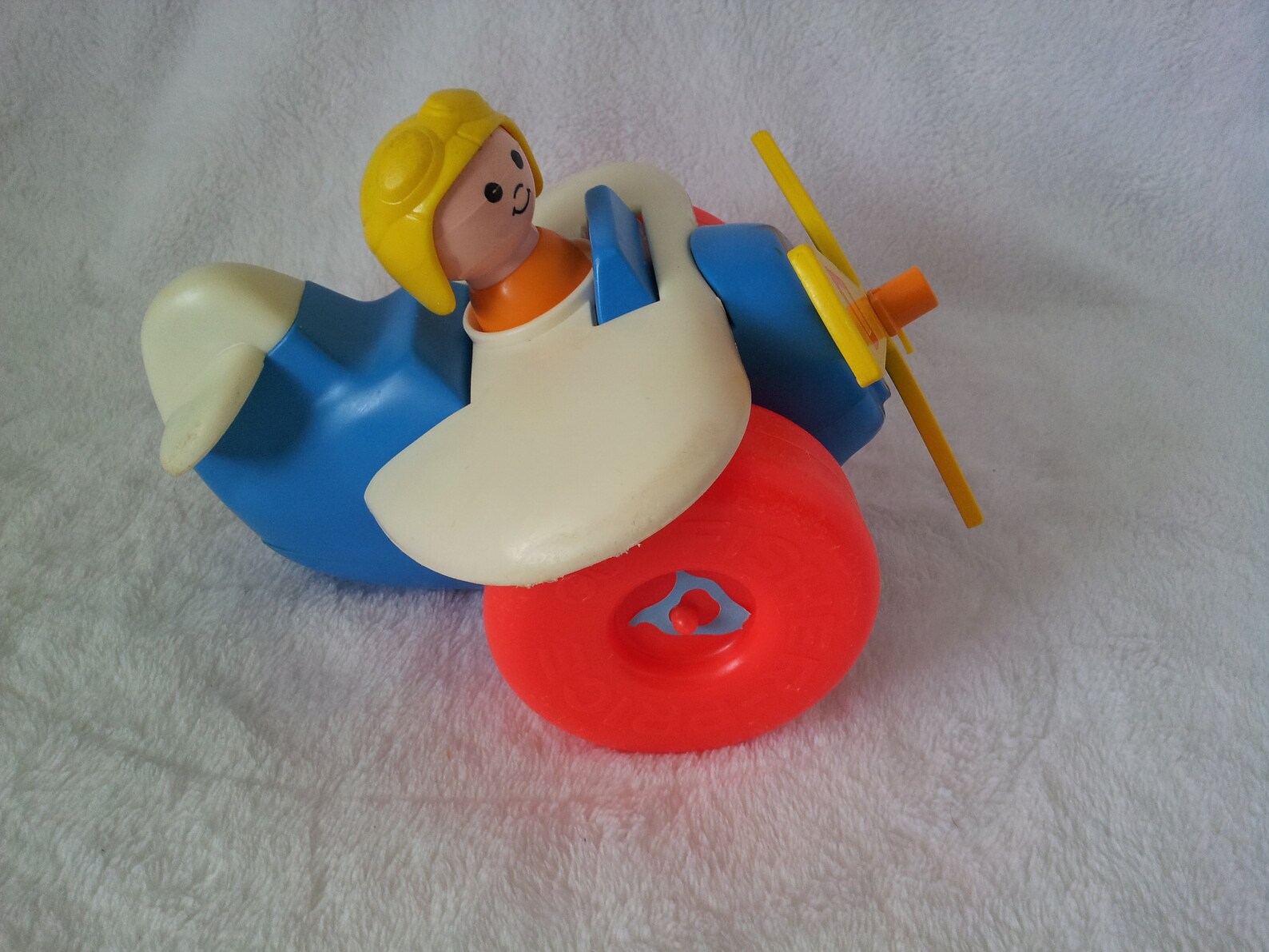 Vintage Fisher Price Pull Along Aeroplane Toy Fisher Price Etsy