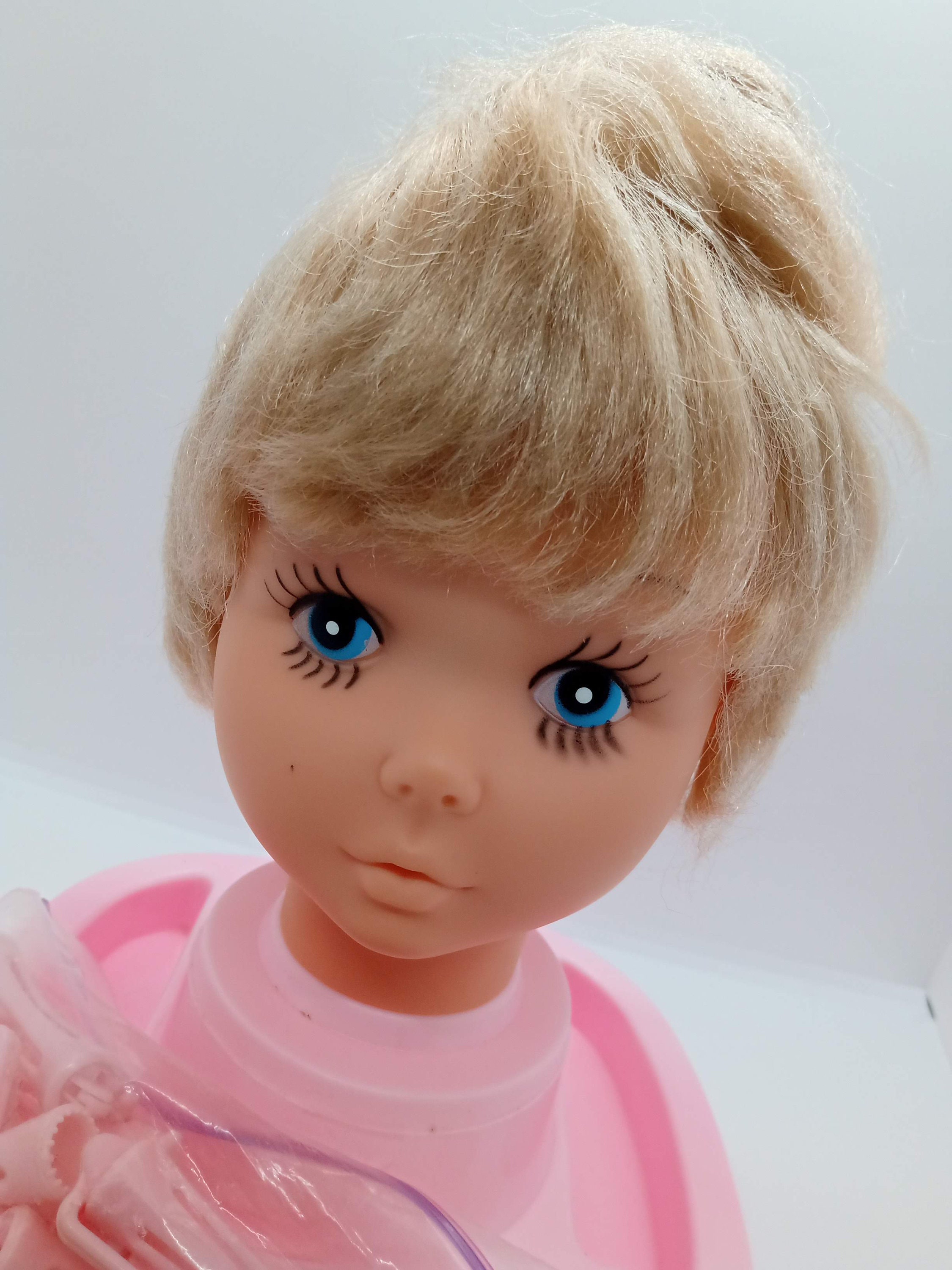 Vintage RELIABLE Hair Styling Doll Head RARE HTF - Etsy New Zealand
